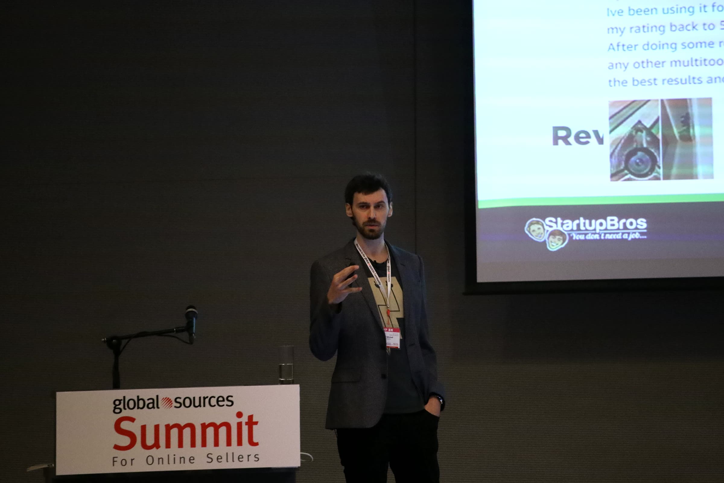 Global Sources Summit, on stage